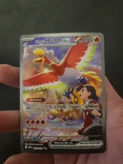 Pokemon TCG Ethan's Ho-Oh EX Card 230/182 SIR Destined Rivals - Image 3