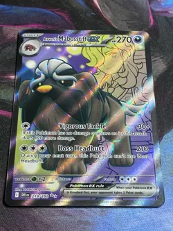 Arven's Mabosstiff ex 218/182 Sv10: Destined Rivals Full Art Pokemon Card - Image 1