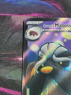 Arven's Mabosstiff ex 218/182 Sv10: Destined Rivals Full Art Pokemon Card - Image 2
