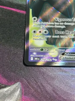 Arven's Mabosstiff ex 218/182 Sv10: Destined Rivals Full Art Pokemon Card - Image 5