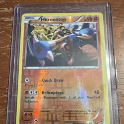 Hitmontop 49/111 XY - Furious Fists Reverse Holo Uncommon Pokemon TCG Card - Image 1