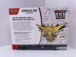 Pokemon Trading Card Game - Scarlet and Violet 151 Zapdos ex Collection Box - Image 2