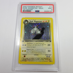 2000 PSA 9 MT Pokemon 11/82 Dark Magneton Team Rocket Holo 1st Ed. Card #58219B - Image 1