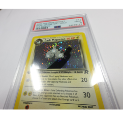 2000 PSA 9 MT Pokemon 11/82 Dark Magneton Team Rocket Holo 1st Ed. Card #58219B - Image 3