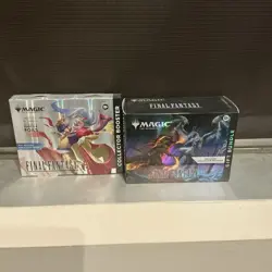 Magic The Gathering Final Fantasy Gift Bundle & Omega Collector Booster Pack NEW - Image 1