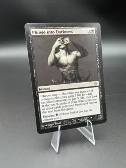 MTG; Fifth Dawn; #57 Plunge into Darkness; Magic the Gathering; Light Play - Image 1