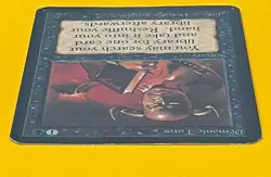 MTG DEMONIC TUTOR Alpha (Fold) (OldManMTG 012-274) - Image 5