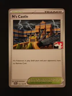 N's Castle Non-Holo - NM - Pokemon Prize Pack Series 7 Stamped - Image 1