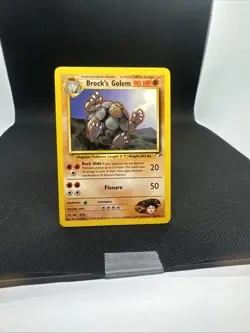 Brock's Golem 020/132 Gym Heroes Regular Light Play Plus Pokemon TCG - Image 1