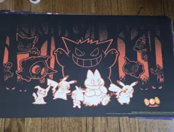 Pokemon Center Exclusive Sweet Temptations Playmat Gengar And Friends NM - Image 1