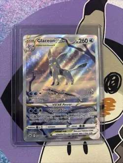 Pokemon GLACEON VSTAR - Crown Zenith Galarian GG40 Full Art Holo - Near Mint - Image 1