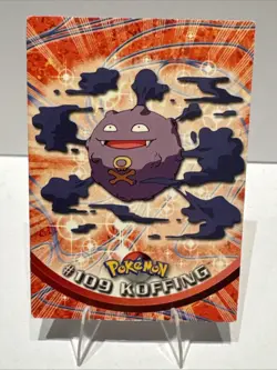 Topps Pokemon #109 Koffing Stage 1 TV Animation Edition - Image 1
