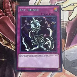 Yu-Gi-Oh! Anti Raigeki OFF CENTER / LCKC-EN104 UNLIMITED NM - Image 1