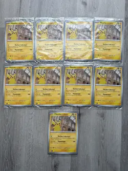 Pikachu At The Museum Jumbo Pokemon Card - Natural History Museum - Set of 9 - Image 1