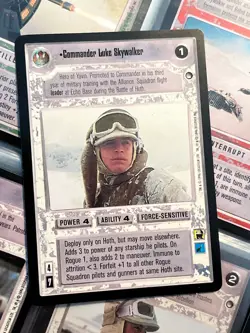 Star Wars CCG Complete Hoth Limited Set 162 Cards LP/NM Decipher - Image 2