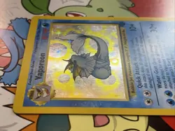 Pokemon TCG Vaporeon Holo Rare Card 12/64 Jungle Set, Vintage 1999 LP - Image 3