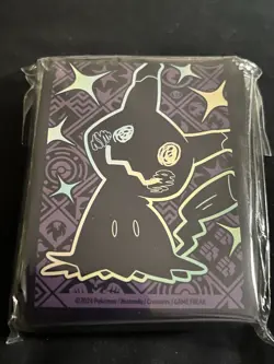 Pokemon Paldean Fates Mimikyu 65ct Card Sleeves Shiny Design New Sealed - Image 1