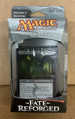 MAGIC THE GATHERING: FATE REFORGED INTRO PACK (2015) WotC; Grave Advantage; New - Image 1