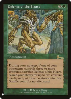 MTG Defense of the Heart, NM-Mint, English The List Reprints - Image 1