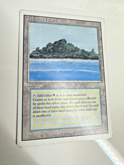 1x Tropical Island MTG 3rd Edition Revised Magic The Gathering Dual Land - Image 3