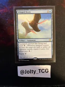 MTG Winged Boots Adventures in the Forgotten Realms Commander - Image 1
