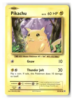 Pikachu 35/108 Common Evolutions Pokemon Lightly Played - Image 1