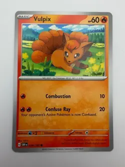 #028/197 Vulpix Normal Common - Pokemon TCG SV03: Obsidian Flames NM - Image 1