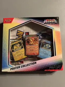 Pokemon TCG SV8.5 Prismatic Evolutions Poster Collection Box Factory Sealed - Image 1