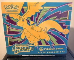 Pokemon TCG Ascended Heroes Pokemon Center Exclusive Elite Trainer Box ETB - Image 1