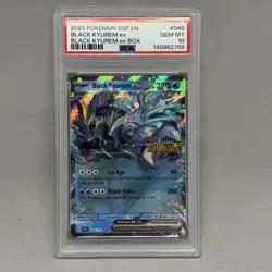 POP 1 PSA 10 - Pokemon - Surging Sparks Stamped Box Promo - BLACK KYUREM EX 48 - Image 5