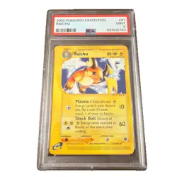 2002 POKEMON EXPEDITION #61 RAICHU PSA 9 - Image 1
