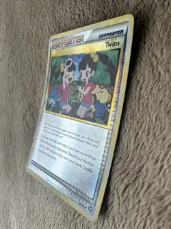 2010 Pokemon TCG HGSS Triumphant Twins Supporter Reverse Holo 89/102 LP - Image 2