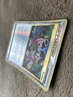 2010 Pokemon TCG HGSS Triumphant Twins Supporter Reverse Holo 89/102 LP - Image 3