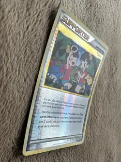 2010 Pokemon TCG HGSS Triumphant Twins Supporter Reverse Holo 89/102 LP - Image 4