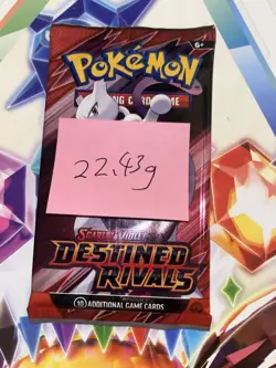 (VERY HEAVY) 22.43g Pokemon TCG Destined Rivals Booster Pack (SEALED)✅ - Image 2