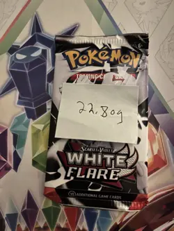 Very Heavy! 22.80g Pokemon TCG SV10.5 White Flare Booster Pack Sealed! - Image 2