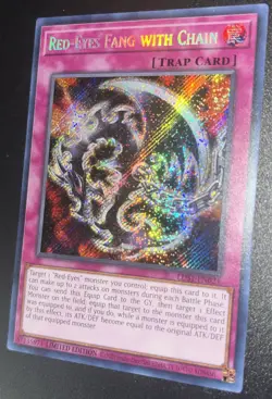 Yugioh Red-Eyes Fang With Chain LDS1-EN021 Secret Rare Limited Edition NM - Image 1