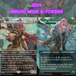 EDH - Brigid Meek & Tokens, MTG Commander Deck, Bracket 2 - Image 1