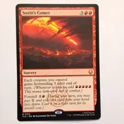 Wizards Sozin's Comet Avatar: The Last Airbender 0154 Sorcery TLA Non Foil Red - Image 1