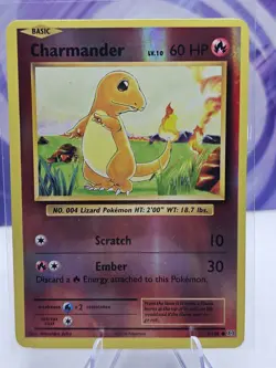 Pokemon TCG XY Evolutions LP Reverse Holo Charmander 9/108 - Image 1