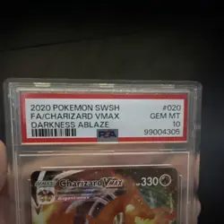 Pokemon Charizard VMAX Full Art Ultra Rare Holo 020/189 Darkness Ablaze PSA 10 - Image 5