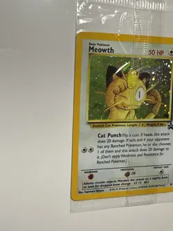 2000 WOTC Pokemon Game Boy Black Star Promo Meowth #10 – Holo – Factory Sealed - Image 4