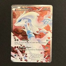 Pokemon TCG Reshiram RC22/RC25 Full Art Rare Legendary Treasures LP/MP Condition - Image 2