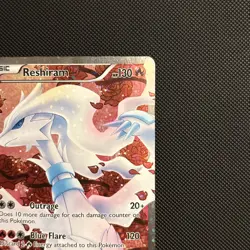 Pokemon TCG Reshiram RC22/RC25 Full Art Rare Legendary Treasures LP/MP Condition - Image 4
