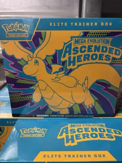 Pokemon TCG Ascended Heroes ELITE TRAINER BOX CASE Factory Sealed 10x ETB Boxes - Image 2