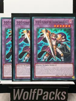 Yu-Gi-Oh! TCG Burst Protocol - D/D/D Alfred The Divine Sage King BPRO-EN033 X3 - Image 1