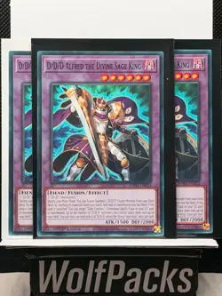 Yu-Gi-Oh! TCG Burst Protocol - D/D/D Alfred The Divine Sage King BPRO-EN033 X3 - Image 2