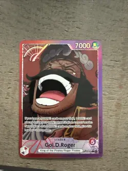 One Piece Gol. D Gold Roger Alt Art Leader Carrying on His Will English OP13-003 - Image 1