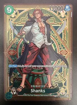 One Piece Shanks ST16-004 OP11 a Fist of Divine Speed Foil SP Alternative Art - Image 1
