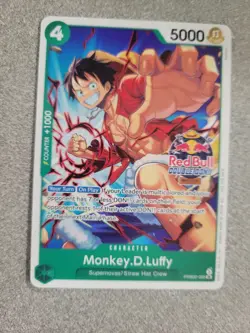 Red Bull x One Piece – Double Don!! Set (10 Foil Red Bull Don + Luffy Promo) - Image 4